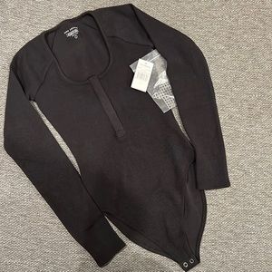 GOOD AMERICAN - Feel Good Long Sleeve Body SIZE 1